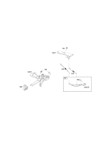 Controls, Governor Spring, Rewind Starter parts for Briggs & Stratton Engine 13D137-0019-F1 from AppliancePartsPros.com