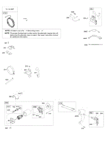 Alternator, Electric Starter, Ignition parts for Briggs & Stratton Engine 13H132-0118-B8 from AppliancePartsPros.com