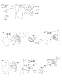 Crankcase Cover, Gear Reduction parts for Briggs & Stratton Engine 13H332-0142-B8 from AppliancePartsPros.com