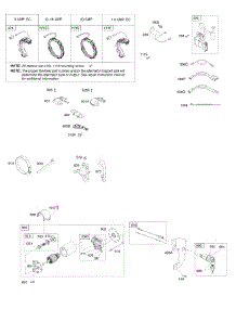 Alternator, Electric Starter, Ignition parts for Briggs & Stratton Engine 13H362-1121-H8 from AppliancePartsPros.com