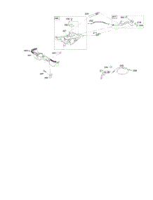 Controls, Governor Spring parts for Briggs & Stratton Engine 13L157-1115-F8 from AppliancePartsPros.com