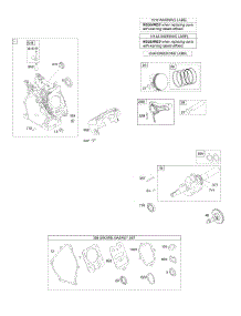 Camshaft, Crankshaft, Cylinder, Engine Gasket Set, Lubrication, Piston Group parts for Briggs & Stratton Engine 13L332-1126-F8 from AppliancePartsPros.com