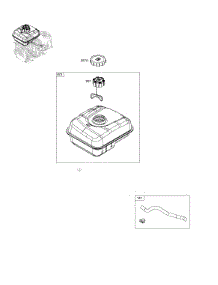 Fuel Supply parts for Briggs & Stratton Engine 13R232-0002-H1 from AppliancePartsPros.com