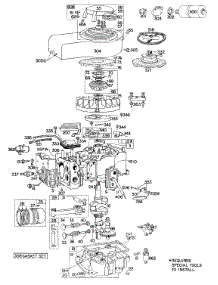 Cyl,Muffler,Piston,Sump,Rewind parts for Briggs & Stratton Engine 141707-5015-28 from AppliancePartsPros.com
