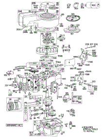 Cyl,Muffler,Piston,Sump,Rewind parts for Briggs & Stratton Engine 144701-0130-99 from AppliancePartsPros.com
