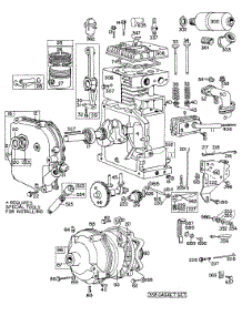 Cyl, Piston, Muffler, Crnkcse parts for Briggs & Stratton Engine 145402-0141-99 from AppliancePartsPros.com