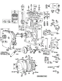 Cyl, Piston, Muffler, Crnkcse parts for Briggs & Stratton Engine 146432-0186-99 from AppliancePartsPros.com