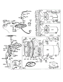Electric Starters, Misc Elect parts for Briggs & Stratton Engine 146451-1646-99 from AppliancePartsPros.com