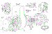 Blower Hsg, Rewind,Flywheel