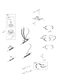 Alternator, Electric Starter, Ignition parts for Briggs & Stratton Engine 14B977-0117-F1 from AppliancePartsPros.com