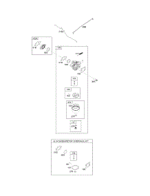 Carburetor, Carburetor Overhaul Kit parts for Briggs & Stratton Engine 14D937-0101-G1 from AppliancePartsPros.com