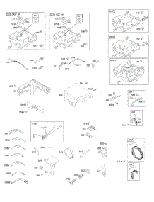 Controls, Governor Spring, Ignition, Rewind Starter parts for Briggs & Stratton Engine 150212-0124-B8 from AppliancePartsPros.com