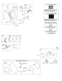 Camshaft, Crankshaft, Cylinder, Piston Group parts for Briggs & Stratton Engine 150232-2536-H8 from AppliancePartsPros.com
