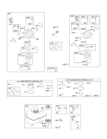 Carburetor, Fuel Supply parts for Briggs & Stratton Engine 157117-0591-E8 from AppliancePartsPros.com