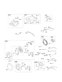 Controls, Electric Starter, Governor Spring, Ignition, Rewind Starter parts for Briggs & Stratton Engine 15A114-0540-E1 from AppliancePartsPros.com