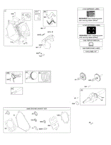 Camshaft, Crankshaft, Cylinder, Piston Group parts for Briggs & Stratton Engine 15C107-0029-F8 from AppliancePartsPros.com
