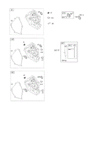 Crankcase Cover, Lubrication parts for Briggs & Stratton Engine 15C114-0112-E8 from AppliancePartsPros.com