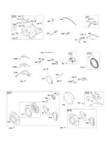 Controls, Electric Starter, Governor Spring, Ignition, Rewind Starter parts for Briggs & Stratton Engine 15D102-0111-E8 from AppliancePartsPros.com