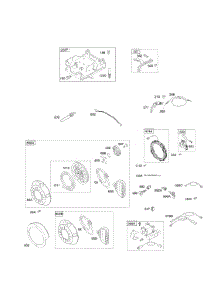 Controls, Electric Starter, Governor Spring, Ignition, Rewind Starter parts for Briggs & Stratton Engine 15R114-1204-E1 from AppliancePartsPros.com
