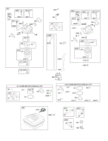 Carburetor, Fuel Supply parts for Briggs & Stratton Engine 15T112-0586-F8 from AppliancePartsPros.com