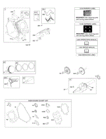 Camshaft, Crankshaft, Cylinder, Piston Group parts for Briggs & Stratton Engine 15T212-1128-F8 from AppliancePartsPros.com