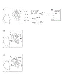 Crankcase Cover, Lubrication parts for Briggs & Stratton Engine 15T217-0857-F8 from AppliancePartsPros.com