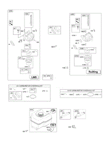 Carburetor, Fuel Supply parts for Briggs & Stratton Engine 15Z114-0111-E1 from AppliancePartsPros.com