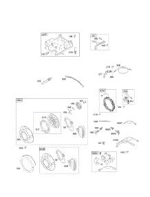 Controls, Electric Starter, Governor Spring, Ignition, Rewind Starter parts for Briggs & Stratton Engine 15Z314-0111-E8 from AppliancePartsPros.com