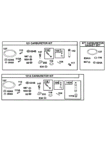 Gasket Sets parts for Briggs & Stratton Engine 161432-0115-01 from AppliancePartsPros.com
