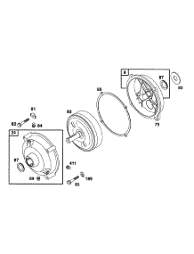 Gear Reducer Assy parts for Briggs & Stratton Engine 161432-0115-01 from AppliancePartsPros.com