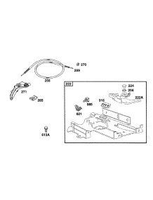 Controls parts for Briggs & Stratton Engine 161437-0132-01 from AppliancePartsPros.com
