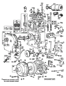 Cyl,Crankcase,Piston,Gearcase parts for Briggs & Stratton Engine 170402-0173-99 from AppliancePartsPros.com
