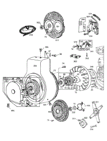 Blower Hsg,Rewind,Electrical parts for Briggs & Stratton Engine 170402-1749-99 from AppliancePartsPros.com