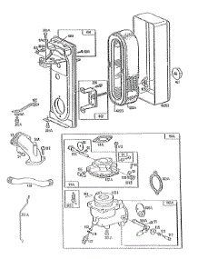 Carburetor & Fuel Assy parts for Briggs & Stratton Engine 170402-2215-01 from AppliancePartsPros.com
