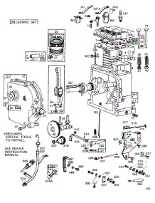 Cyl,Crankcase,Piston,Controls parts for Briggs & Stratton Engine 170403-0699-99 from AppliancePartsPros.com