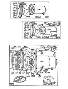 Electric Starters parts for Briggs & Stratton Engine 170404-0256-99 from AppliancePartsPros.com