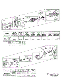 Electric Starter And Chart parts for Briggs & Stratton Engine 170431-1134-99 from AppliancePartsPros.com