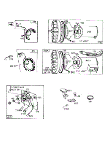 Electric Starters parts for Briggs & Stratton Engine 170432-1246-99 from AppliancePartsPros.com