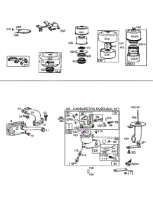 Carburetor Assy, A / C Groups parts for Briggs & Stratton Engine 170432-1255-99 from AppliancePartsPros.com