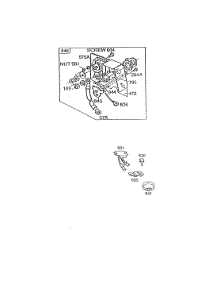 Key Panel parts for Briggs & Stratton Engine 170432-2156-01 from AppliancePartsPros.com