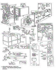 Carburetor & Fuel Assy parts for Briggs & Stratton Engine 170432-2160-01 from AppliancePartsPros.com