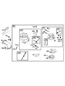 Carburetor Assy parts for Briggs & Stratton Engine 170432-6112-01 from AppliancePartsPros.com