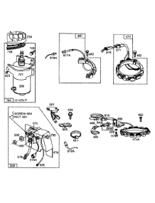 Electric Starter,Miscelect parts for Briggs & Stratton Engine 170702-1517-99 from AppliancePartsPros.com
