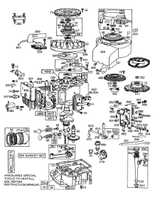 Cyl, Sump, Piston,Oil Fill parts for Briggs & Stratton Engine 170702-1625-99 from AppliancePartsPros.com