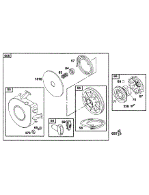 Rewind Assy parts for Briggs & Stratton Engine 171432-4035-01 from AppliancePartsPros.com