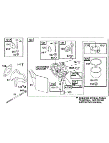 Carburetor Assy parts for Briggs & Stratton Engine 176432-0035-01 from AppliancePartsPros.com