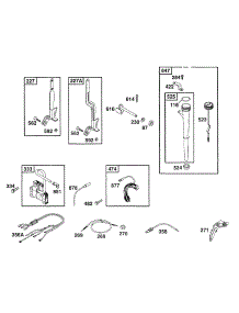Controls, Oil Fill, Elect parts for Briggs & Stratton Engine 176452-0050-01 from AppliancePartsPros.com