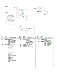 Lubrication parts for Briggs & Stratton Engine 185436-0145-01 from AppliancePartsPros.com