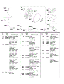 Crankcase Cover, Governor Gear parts for Briggs & Stratton Engine 185437-0276-E9 from AppliancePartsPros.com