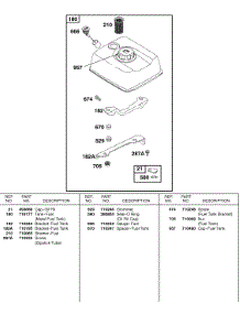 Fuel Supply parts for Briggs & Stratton Engine 187432-0114-E1 from AppliancePartsPros.com